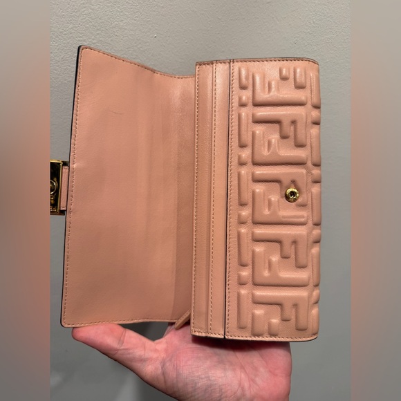 Fendi Baguette Continental FF Nappa Leather Wallet - Picture 15 of 16